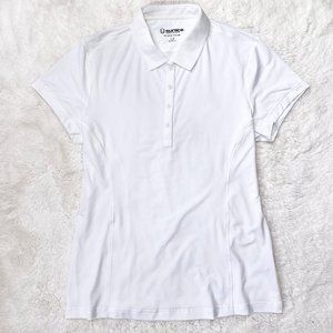 [EUC] Sunice Jacqueline S/S White Golf Polo | Large